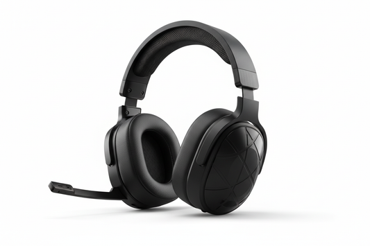 black headset