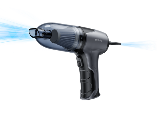 Yesido VC08 2-in-1 Car Vacuum Cleaner – 4000mAh Powerful Blower & Suction.