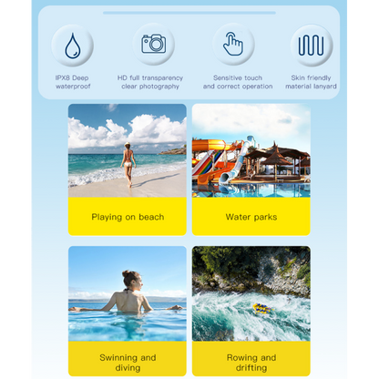 WB10 Waterproof Phone Case | Luminescent Swimming Bag | Universal Mobile Pouch