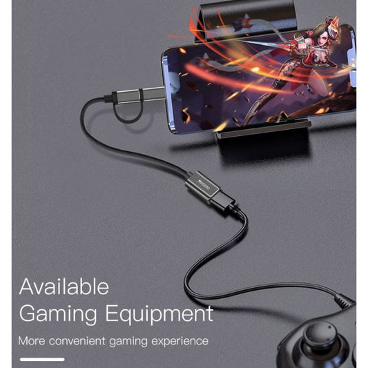 YESIDO GS02 2-in-1 Type-C/Micro to USB OTG Adapter Cable Connector