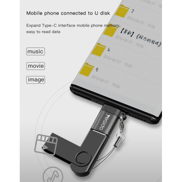 Yesido GS07 Micro OTG Adapter – Fast Data Transfer & Universal Mobile Connectivity