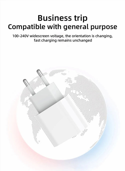 25W USB-C Fast Charger – Super-Fast Adaptive Wall Charger