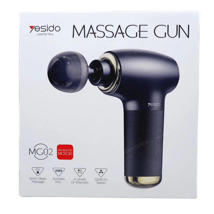 Yesido MG-02 Massage Gun – Deep Tissue Muscle Massager | Portable Pain Relief